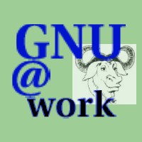  [GNU @ work icon] 