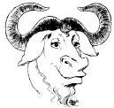  [Gambar Kepala seekor GNU] 